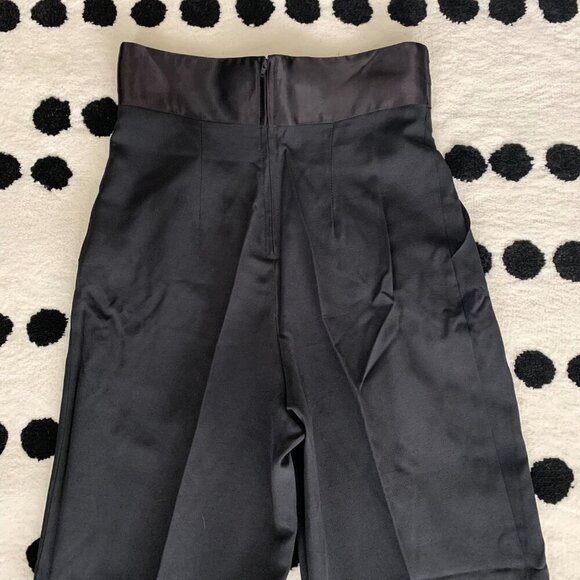 Vintage 80s 90s M Collection High Rise Pleated Tuxedo Trouser Pants - Picture 9 of 16